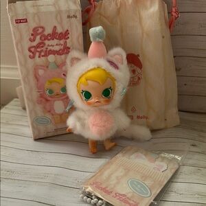 Baby Molly PopMart Pocket Friends Plush Keychain